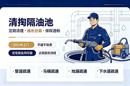 延吉清掏隔油池